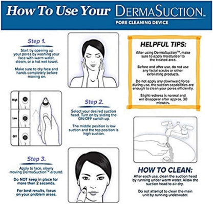 Derma Suction - Pore cleaning device